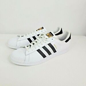 Adidas Originals Men's Superstar Sneaker 19 US White Black